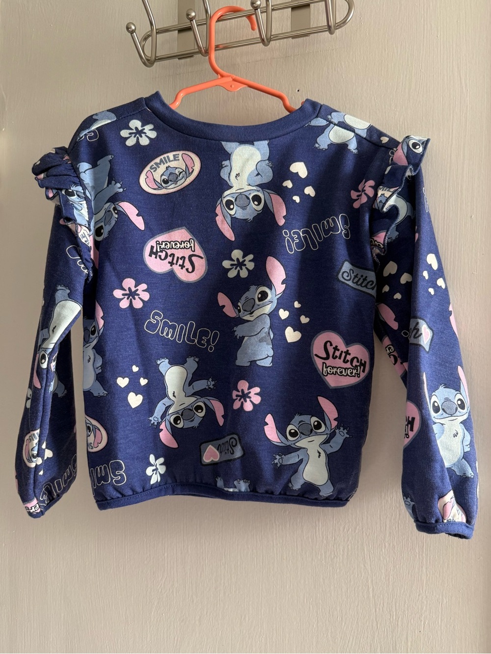 Disney Stitch Graphic Sweatshirt Size 4